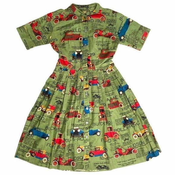 Village Square Dresses & Skirts - Vintage Village Square Womens Shirt Dress Green S